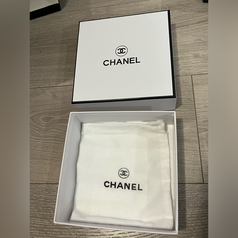 Vintage Chanel box and dustbag